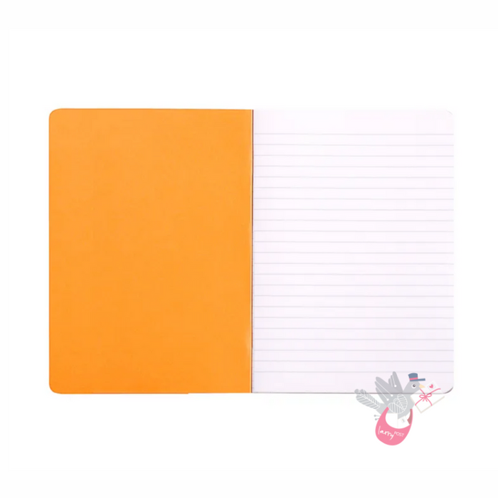 RHODIA Side-Stapled Notepad - Orange - A5 - Ruled