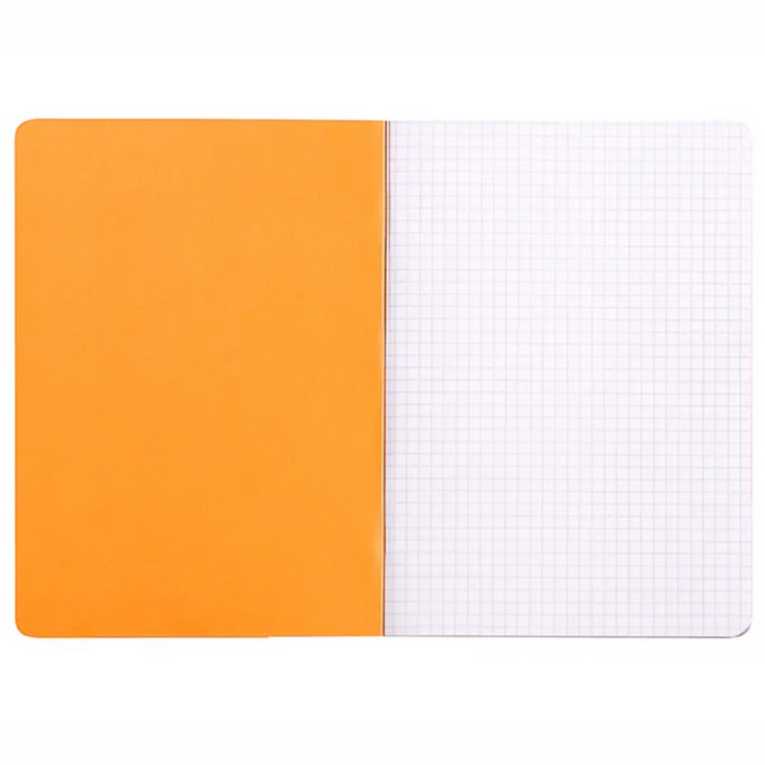 RHODIA Side-Stapled Notepad - Orange - A4 - Grid