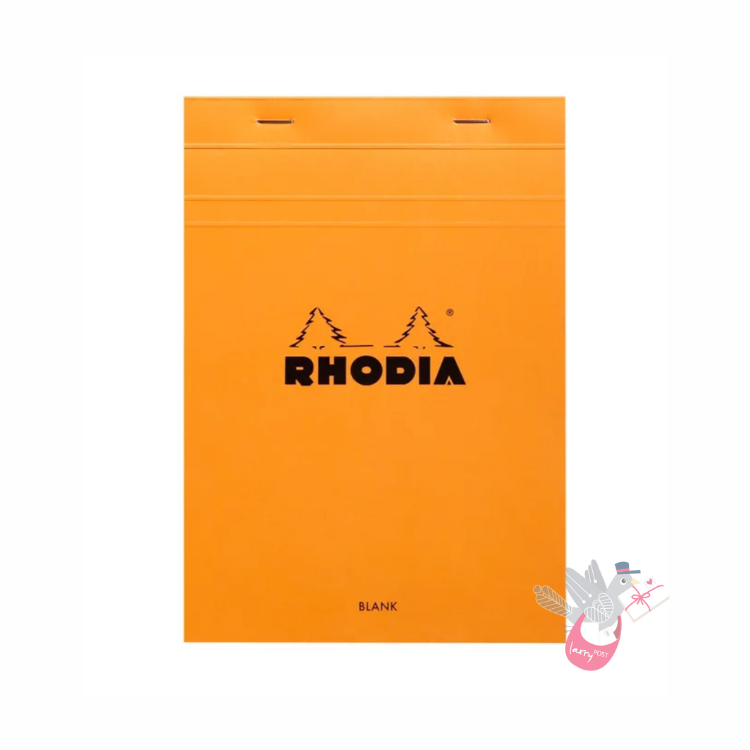 RHODIA No. 16 Staplebound Pad - Orange - A5 - Grid