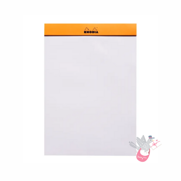 RHODIA No. 16 Top-Stapled Pad - Orange - A5 - Plain