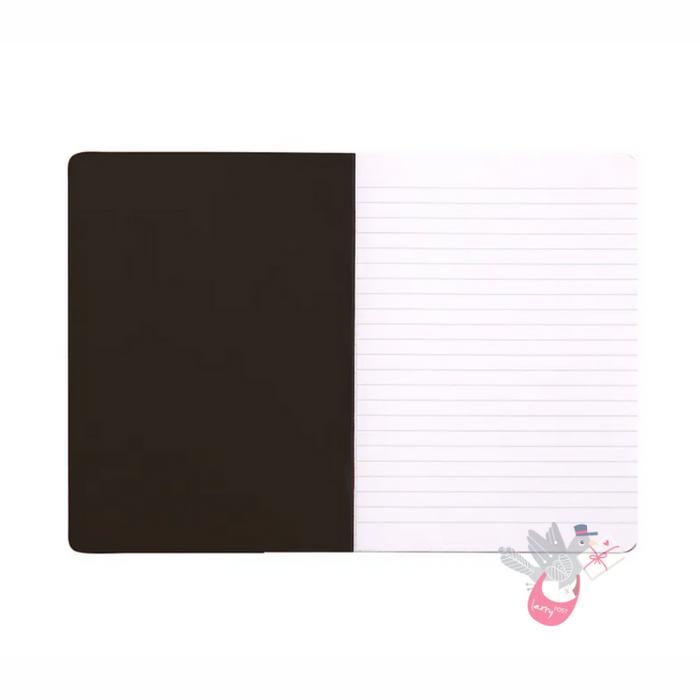 RHODIA Side-Stapled Notepad - Black - A5 - Ruled