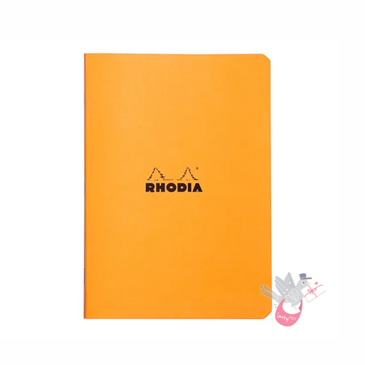 RHODIA Side-Stapled Notepad - Orange - A5 - Lined