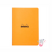 RHODIA Side-Stapled Notepad - Orange - A5 - Lined