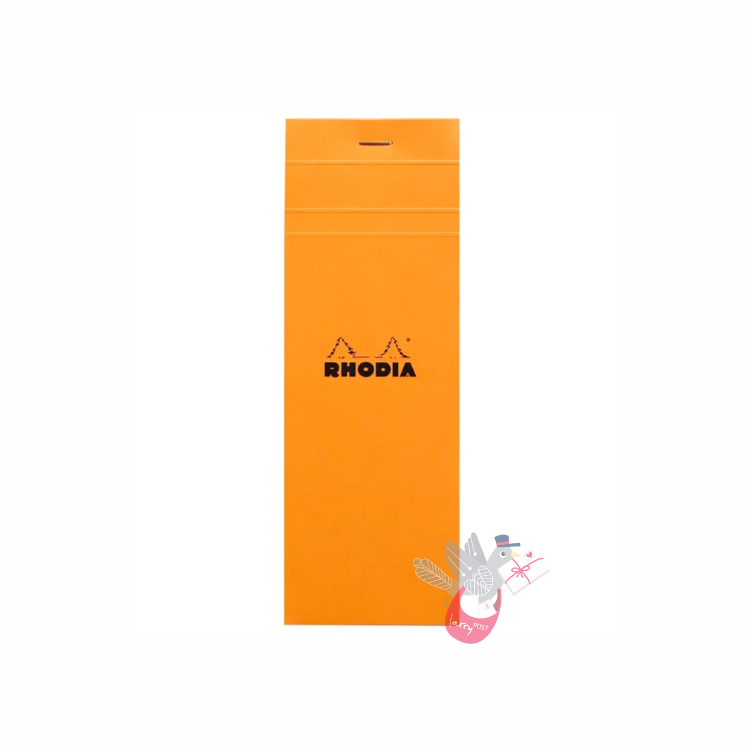 RHODIA No. 8 Top-Stapled Pad - List - Orange - Grid