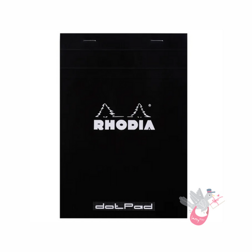 RHODIA No. 16 Staplebound Pad - Black - A5 - Dot