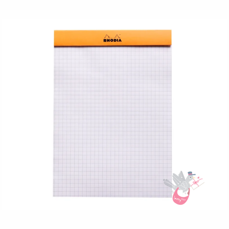 RHODIA No. 16 Staplebound Pad - Orange - A5 - Grid