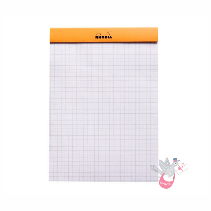 RHODIA No. 16 Staplebound Pad - Orange - A5 - Grid