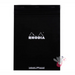 RHODIA No. 18 Staplebound Pad - Black - A4 - Dotted