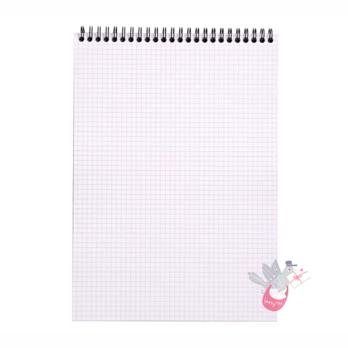 RHODIA No. 18 Wirebound Pad - Black - A4 - Grid