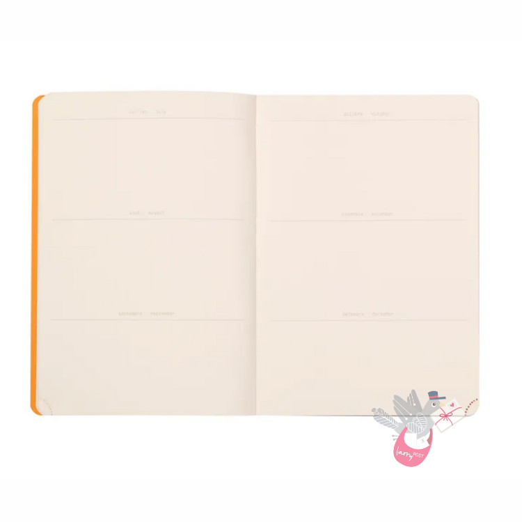 RHODIA Rhodiarama 365 Perpetual Undated Planner - Soft Cover - A5 - Black