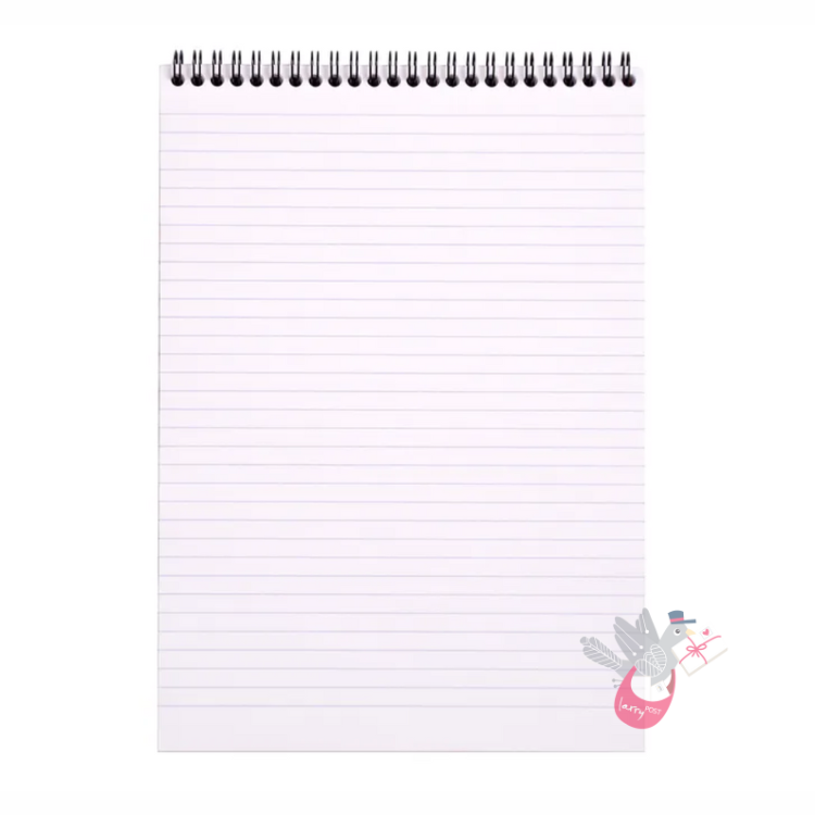 RHODIA No. 18 Wirebound Pad - Black - A4 - Ruled