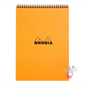 RHODIA No. 18 Wirebound Pad - Orange - A4 - Ruled