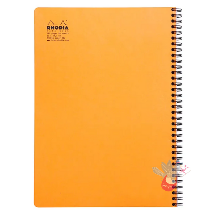 RHODIA No. 18 Wirebound Notebook - Orange - A4+ - Grid