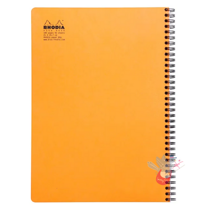 RHODIA No. 18 Wirebound Notebook - Orange - A4+ - Ruled