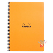 Rhodia Wirebound Notebook Ruled A4+ Orange