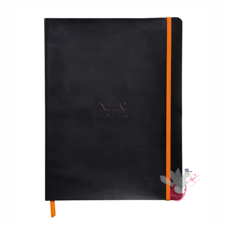 RHODIA Rhodiarama Webnotebook - Soft Cover - B5 - Dotted - Black