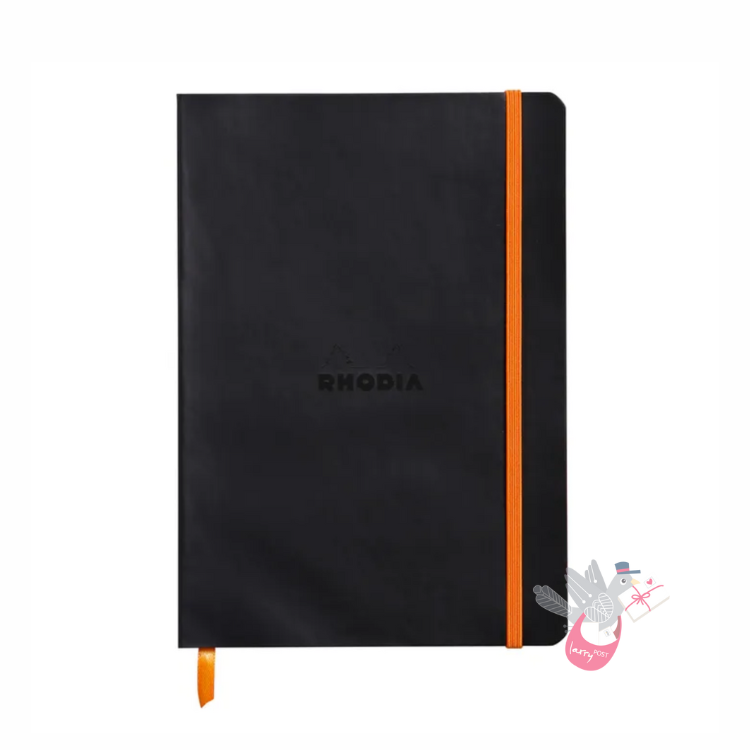 RHODIA Rhodiarama Webnotebook - Soft Cover - A5 - Dotted - Black