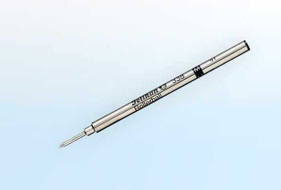 PELIKAN Rollerball Pen Refill (338M) - Blue - Single - Med
