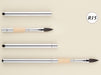 ROSEMARY & CO Reversible Pocket Brush - R15 - Pure Squirrel Hair - Oval Wash 1/4" 