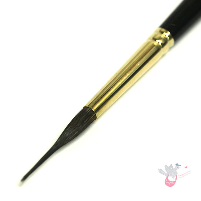 ROSEMARY & CO Watercolour Brush - Series 336 - Extended Needle Point Posara - Squirrel/Synthetic Sable - Size 10 (6.7 x 39.7mm)