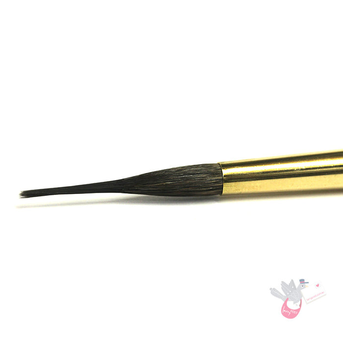 ROSEMARY & CO Watercolour Brush - Series 336 - Extended Needle Point Posara - Squirrel/Synthetic Sable - Size 10 (6.7 x 39.7mm)