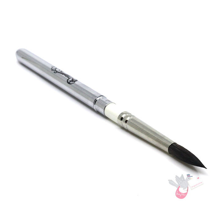 ROSEMARY & CO Reversible Pocket Brush - R9 - Pure Squirrel Hair Mop - Round Size 9 (5.5 x 24.5mm)