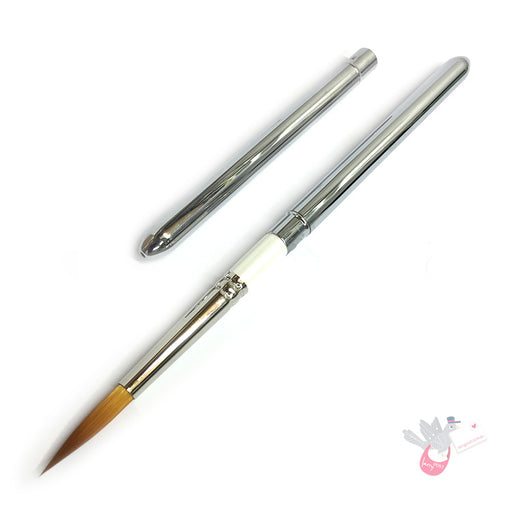 ROSEMARY & CO Reversible Pocket Brush - R10 - Golden Synthetic - Pointed Size 8