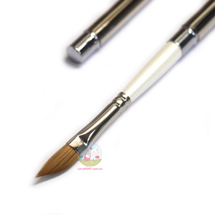 ROSEMARY & CO Reversible Pocket Brush - R12 - Red Sable/Nylon - Dagger 1/4" (7.3 x 18.9mm)