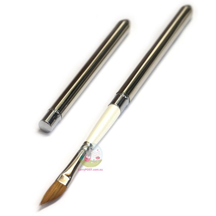 ROSEMARY & CO Reversible Pocket Brush - R12 - Red Sable/Nylon - Dagger 1/4" (7.3 x 18.9mm)
