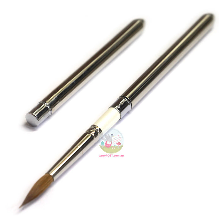 ROSEMARY & CO Reversible Pocket Brush - R2 - Pure Kolinsky Sable - Pointed Size 8 (5.2 x 24.2mm)