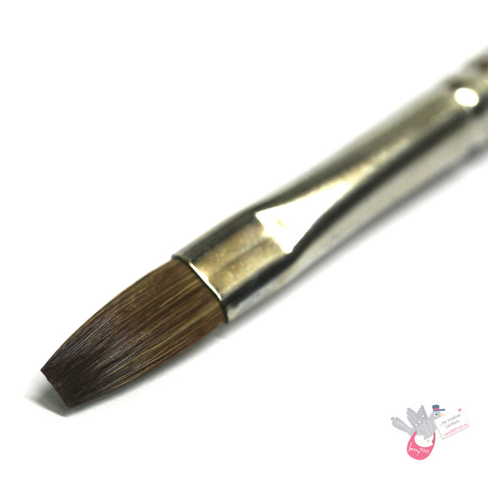 ROSEMARY & CO Reversible Pocket Brush - R4 - Red Dot (Synthetic Sable) - One Stroke 1/4" (5 x 15.9mm)
