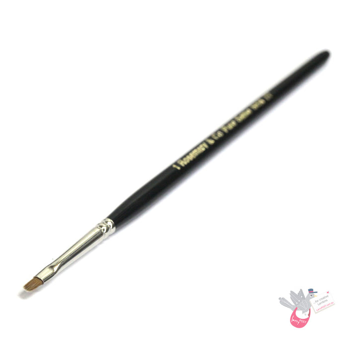 ROSEMARY & CO Brush - Series 77 - Pure Red Sable Bright - Size 1 (3.1 x 5.3mm) - Short Handle