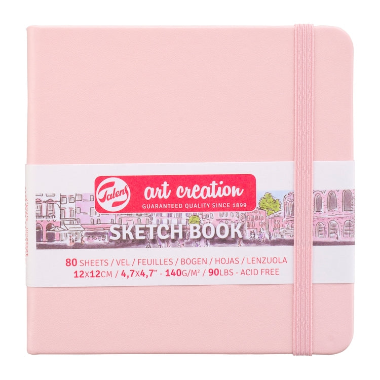 ROYAL TALENS Art Creation Sketchbook - Hardcover - 140gsm - 80 Sheets - A6 Portrait (9 x 14 cm)