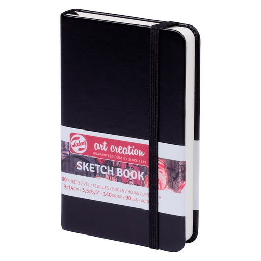 ROYAL TALENS Art Creation Sketchbook - Hardcover - 140gsm - 80 Sheets - A6 Portrait (9 x 14 cm)