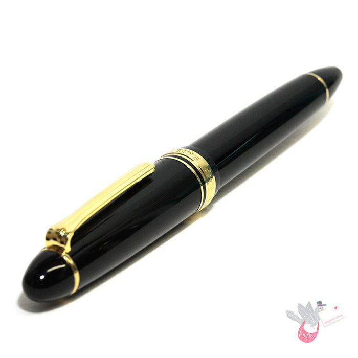 SAILOR 1911 Classic - Large Series (21K gold nib & Converter) - Black/Gold - Zoom Nib
