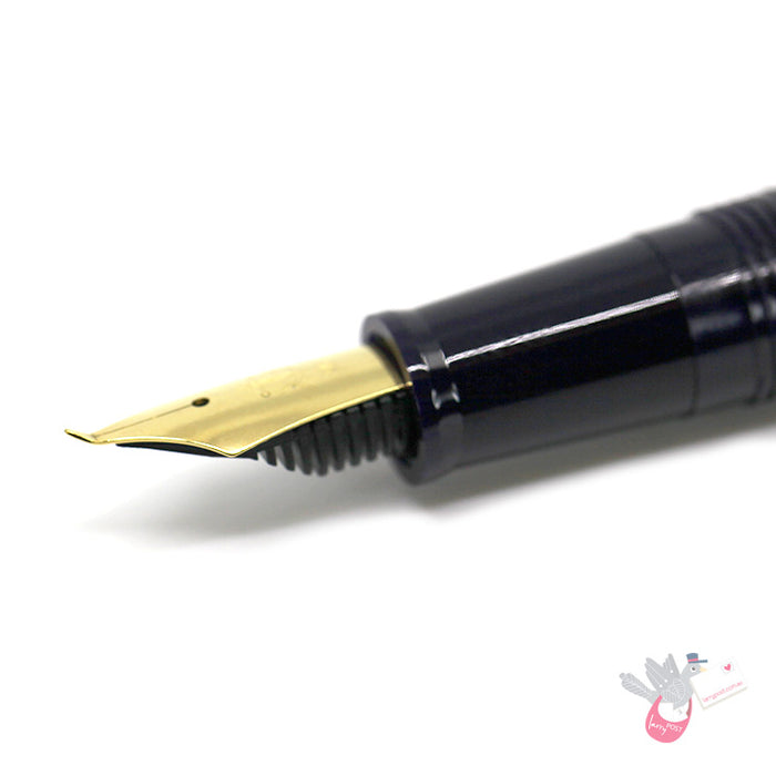 SAILOR Sketch Kit (Fude, Converter, DA Permanent Black, Blunt Syringe) - 40 Degree - Dark Blue