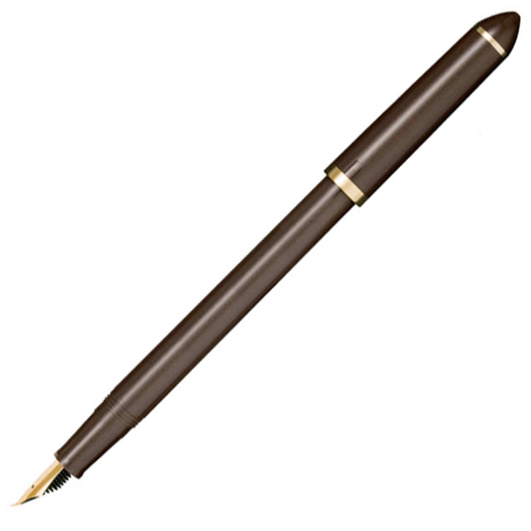 SAILOR Sketch Kit - Brown Fude 40 Degree Nib (Converter, DA Black Doc Ink, Blunt Syringe)