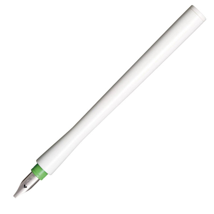 SAILOR Hocoro Dip Fountain Pen - White/Green - 2.0mm Stub nib