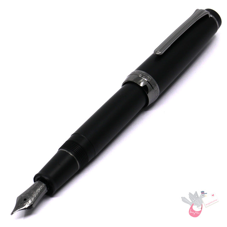 SAILOR Prof Gear - Imperial Black (Black ion plated 21K gold nib & Converter) - Matte Black