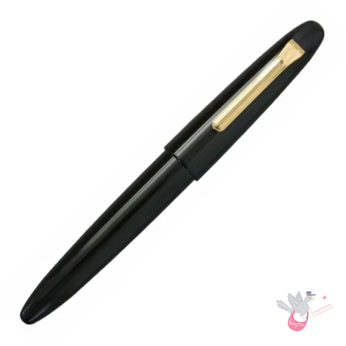 SAILOR King of Pen - Ebonite (21K gold nib & Converter) - Black/Gold - Naginata Togi Broad Nib - NB