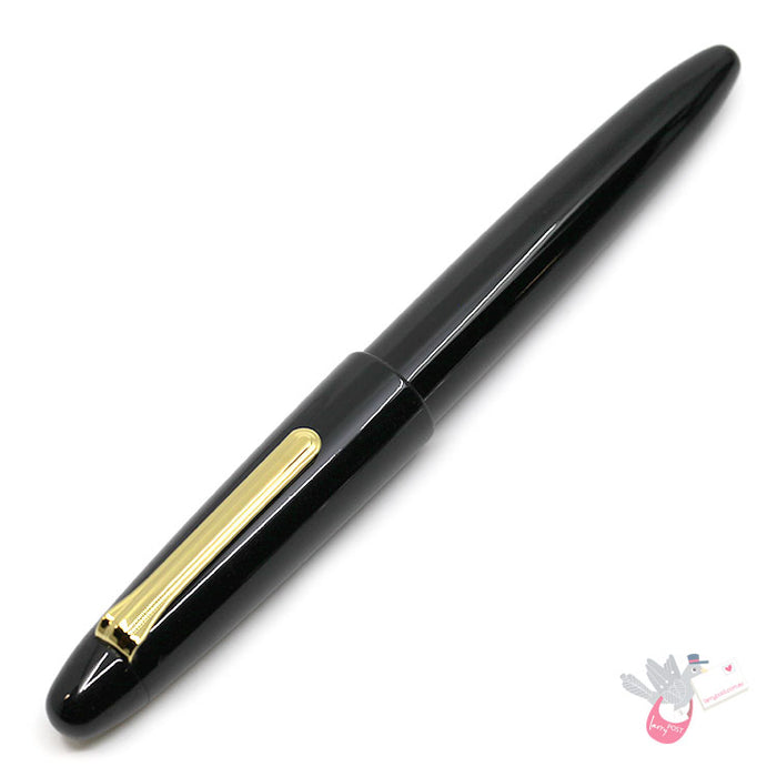 SAILOR King of Pen - Ebonite (21K gold nib & Converter) - Black/Gold - Naginata Togi Broad Nib - NB