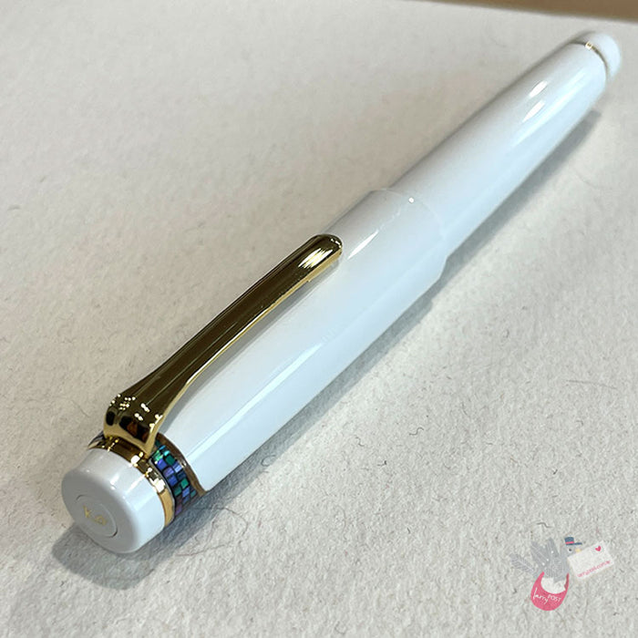 SAILOR 'Classic Ko' Deco Lotus Line Raden (21K nib & Converter) - Medium Fine Nib