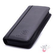 SAILOR Leather Pen Case - 3 Pens - Black