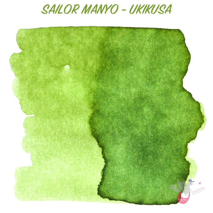 SAILOR MANYO Ink - Series 2 - 50mL Bottle - Ukikusa