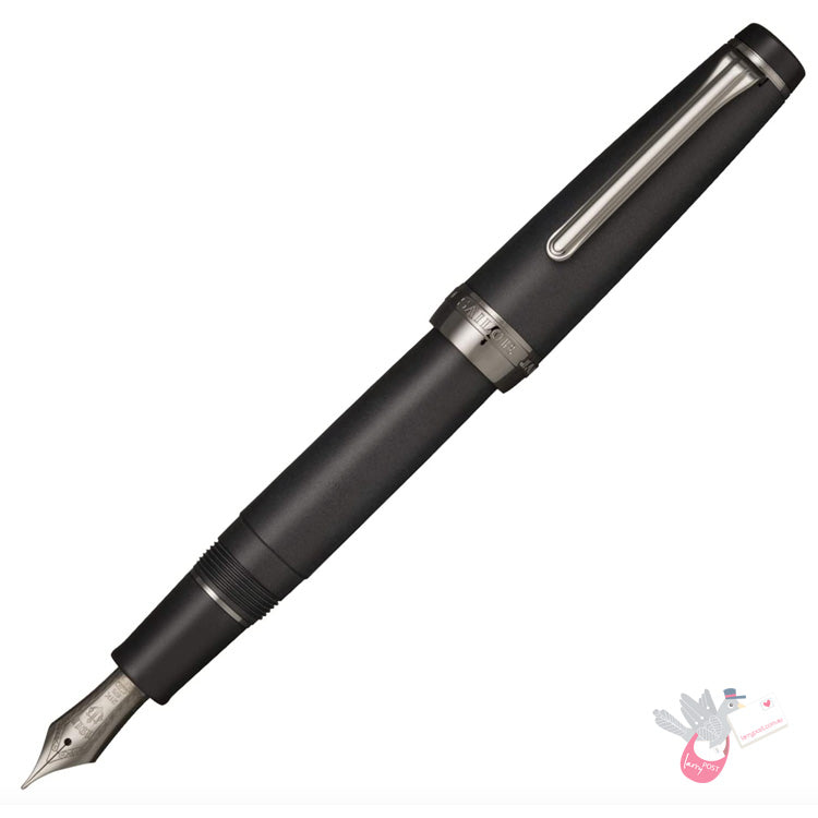 SAILOR Prof Gear - Imperial Black (Black ion plated 21K gold nib & Converter) - Matte Black