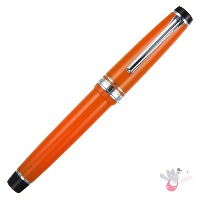 SAILOR Prof Gear (21k bigold rhodium plated nib & converter) - Orange - B Nib