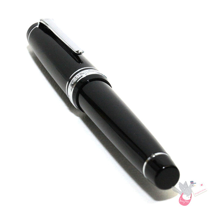 SAILOR Prof Gear (21k bigold nib & converter) - Black/Chrome - Broad Nib