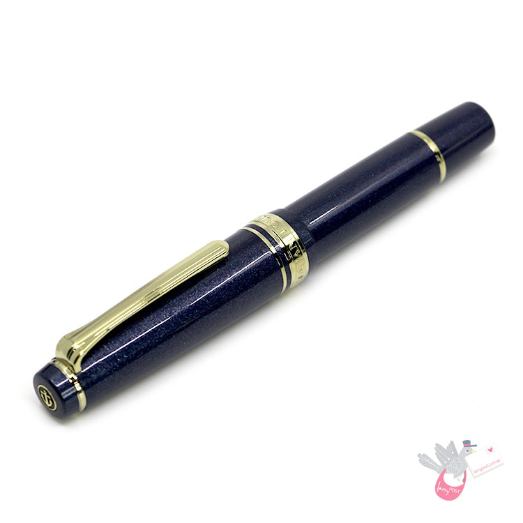 SAILOR Prof Gear Slim Mini - Series 2 - (14k gold nib, Mini converter) - Night Blue - Medium Fine Nib