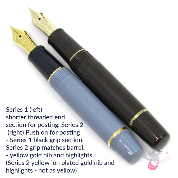 SAILOR Prof Gear Slim Mini - Series 2 - (14k gold nib, Mini converter) - Night Blue - Medium Fine Nib