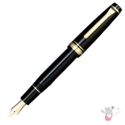 #2036 SAILOR Prof Gear (21k bigold rhodium plated nib & converter) - BlackGold